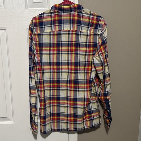 Scotch & Soda Men’s Multicolor Plaid Button Down Shirt Size Small NWT - Picture 5 of 5